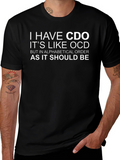 CDO Alphabetical Order Funny Graphic Tee