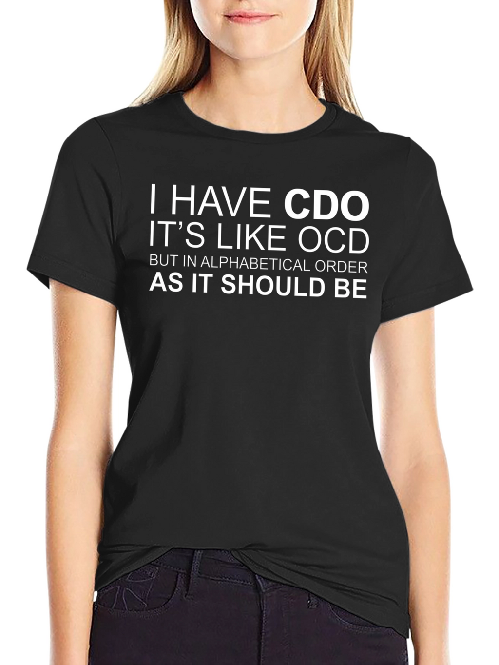 CDO Alphabetical Order Funny Graphic Tee