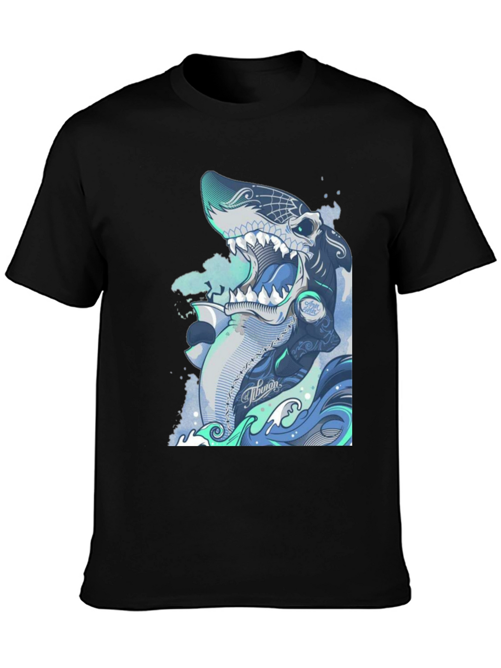 Shark Graphic Tee - Unique Ocean Inspired Design