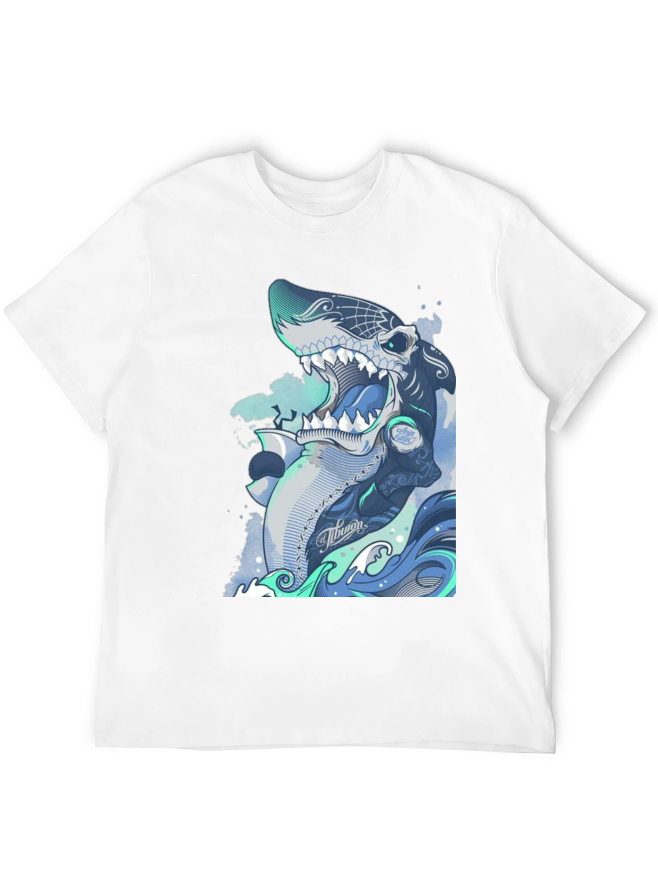 Shark Graphic Tee - Unique Ocean Inspired Design