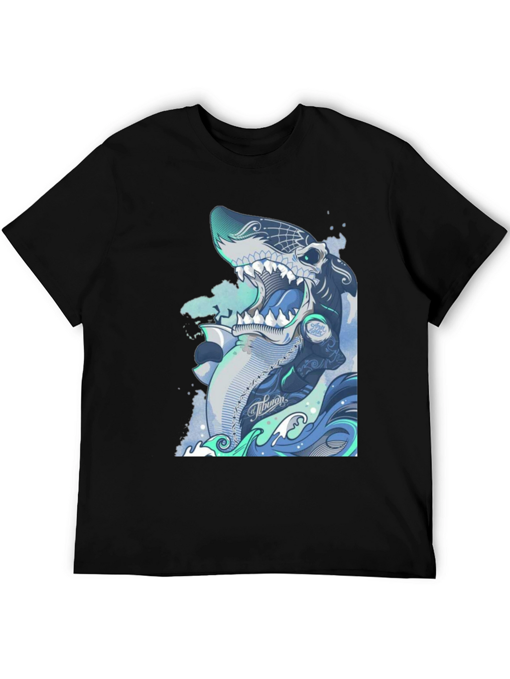 Shark Graphic Tee - Unique Ocean Inspired Design