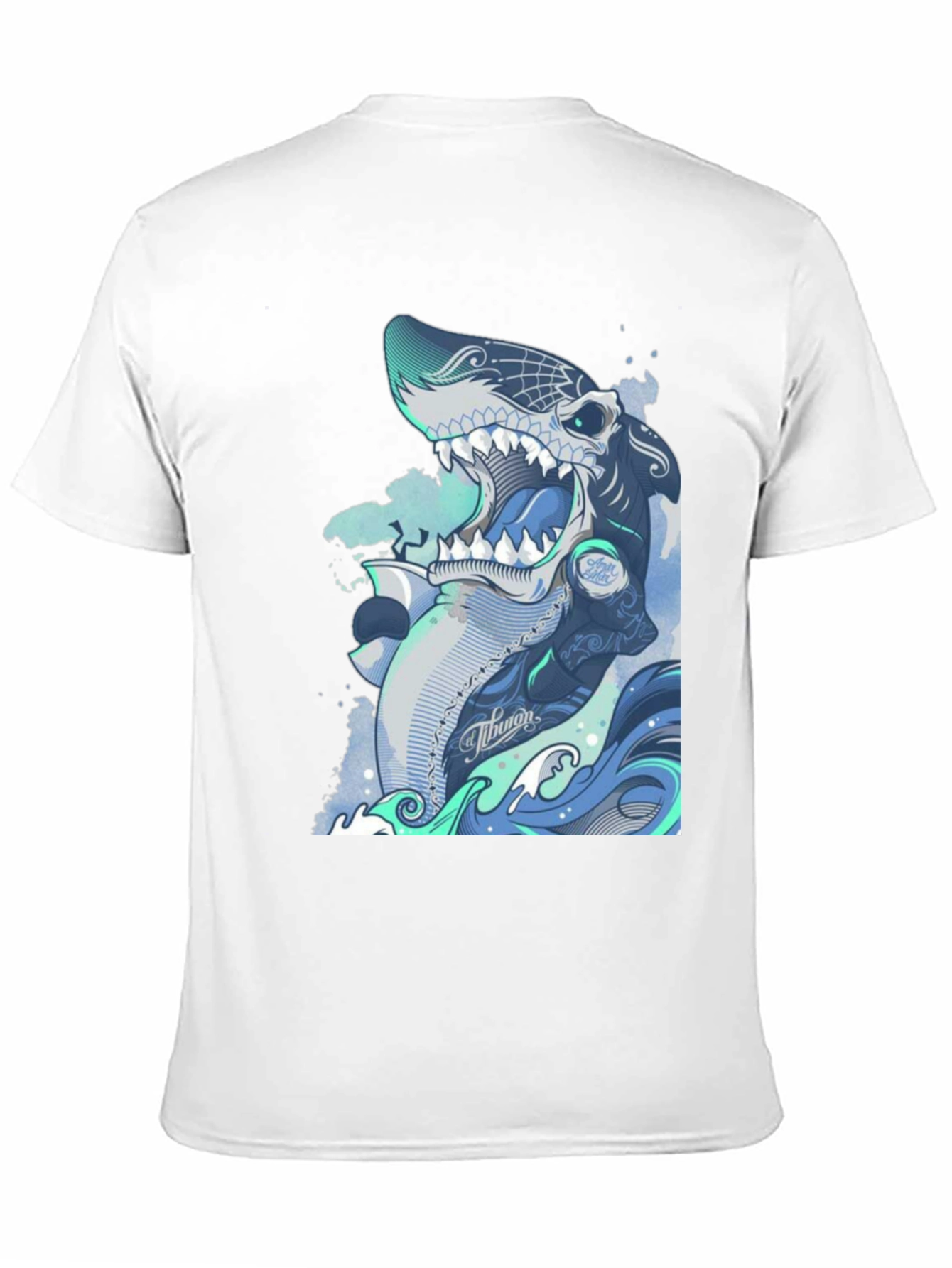 Shark Graphic Tee - Unique Ocean Inspired Design