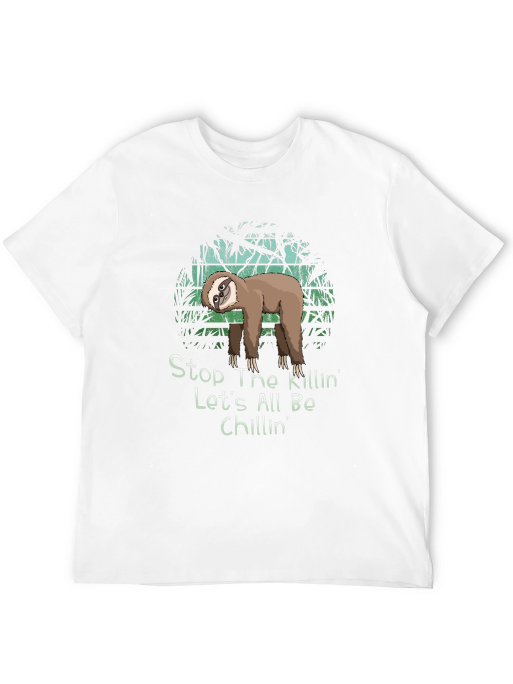 Sloth Chillin Graphic Tee - Relaxed Fit