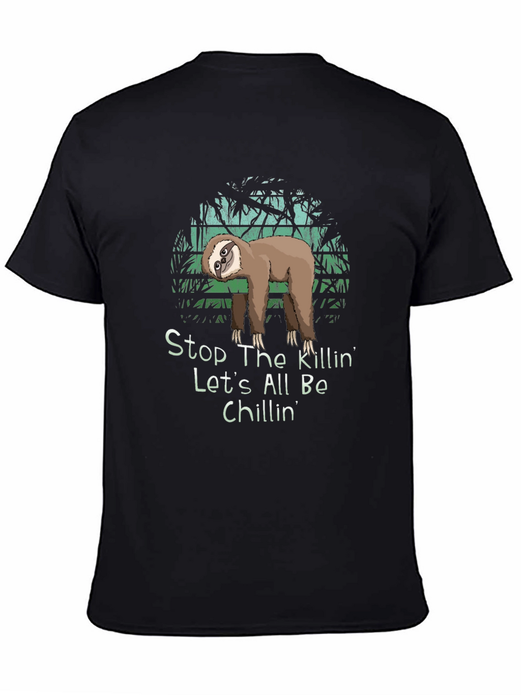 Sloth Chillin Graphic Tee - Relaxed Fit