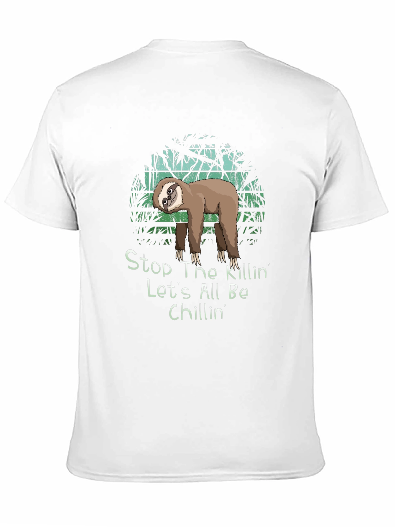 Sloth Chillin Graphic Tee - Relaxed Fit