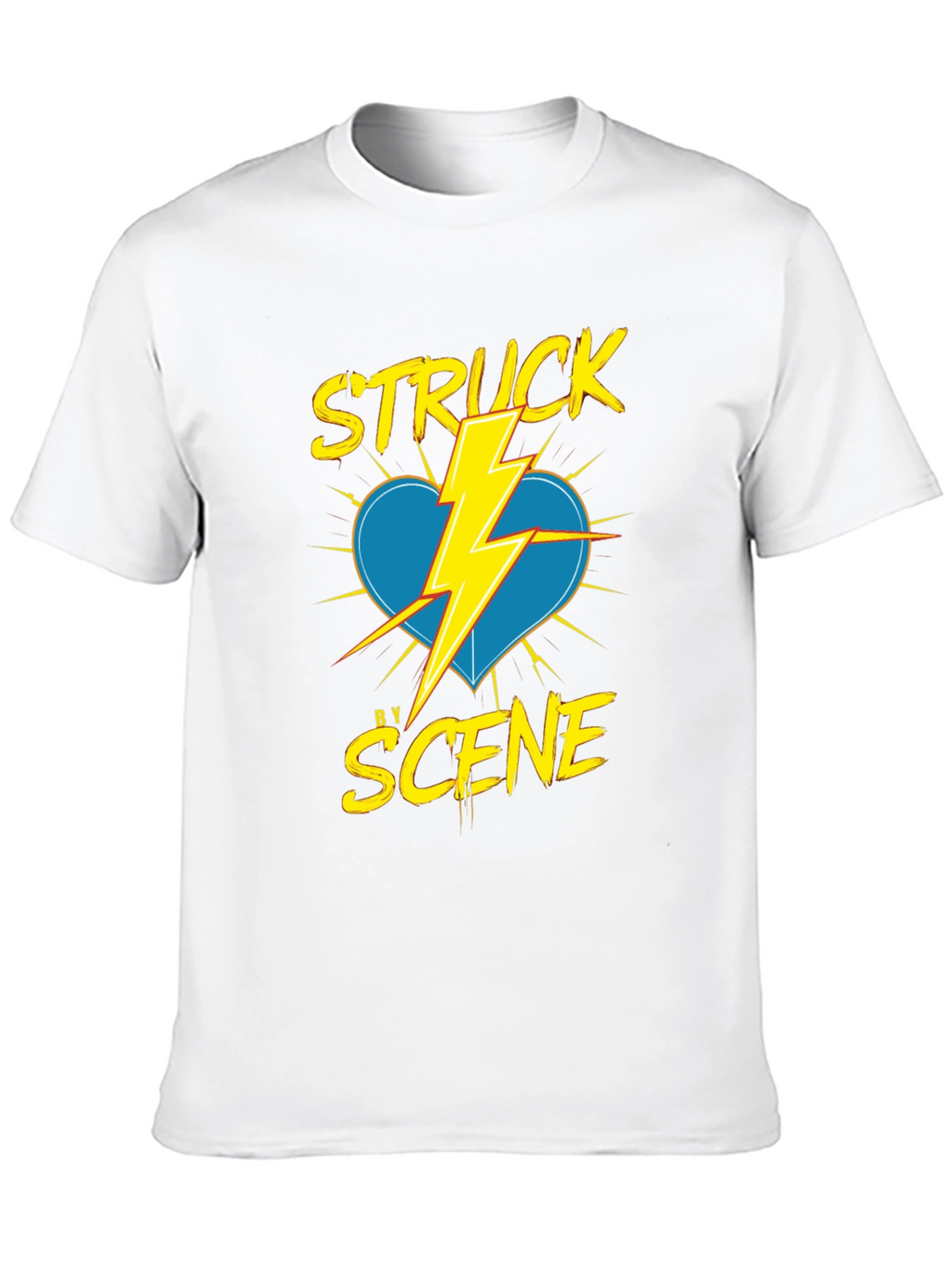 Struck by Scene Black T-Shirt