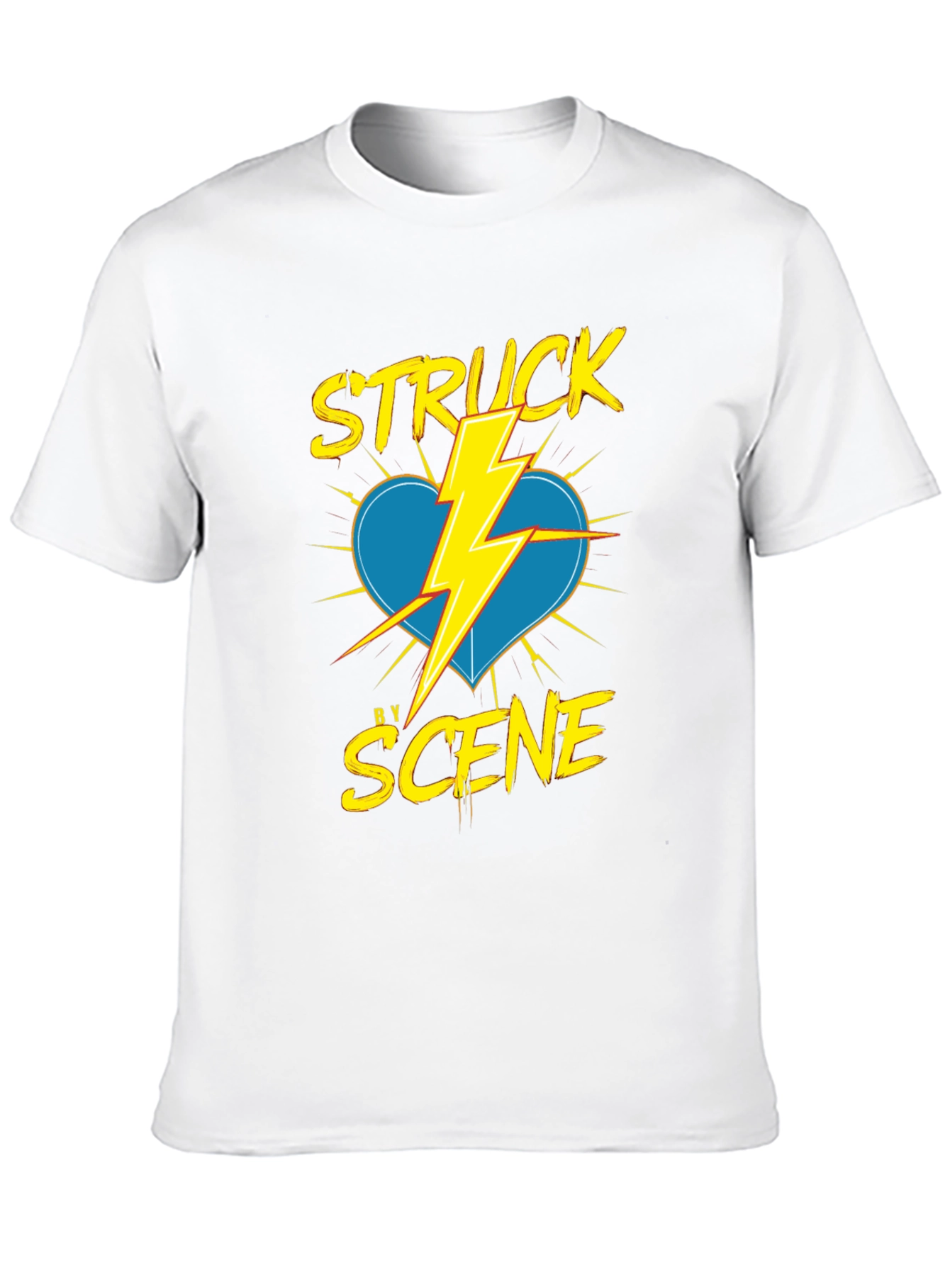 Struck by Scene Black T-Shirt
