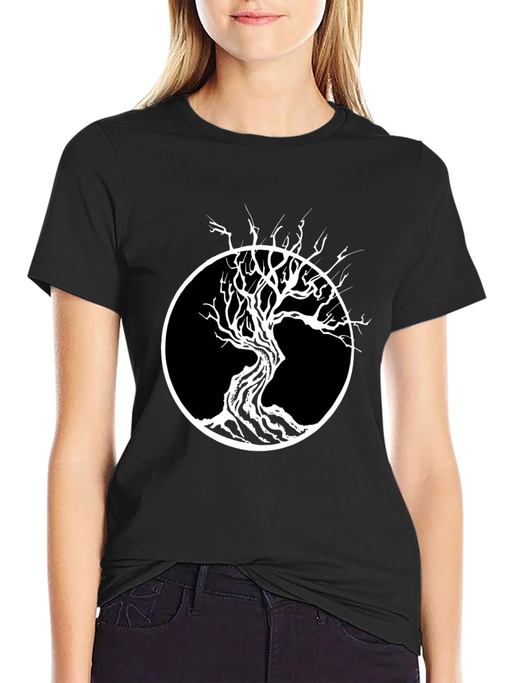 Tree of Life Graphic Black T-Shirt