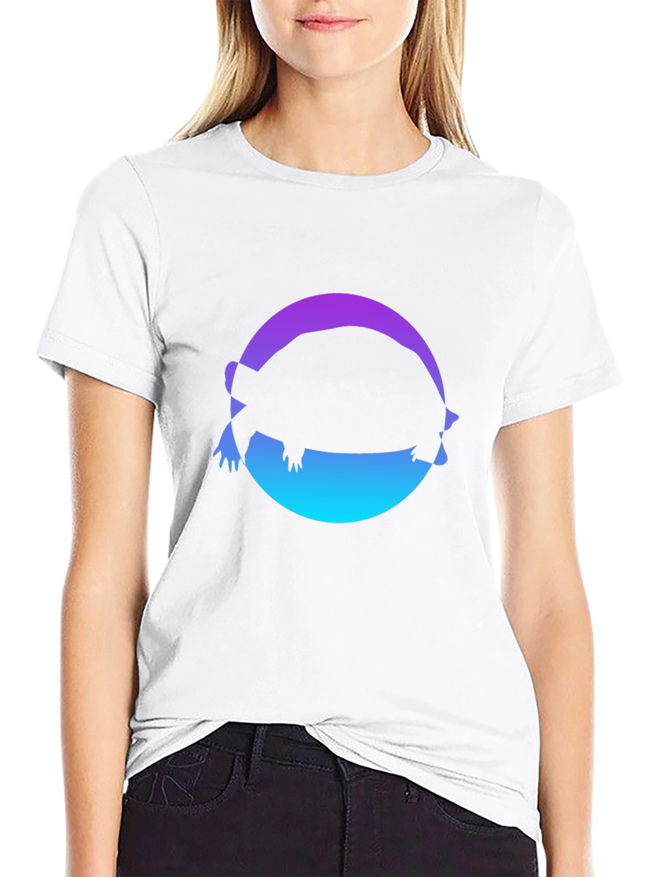 Turtle Silhouette Graphic Tee