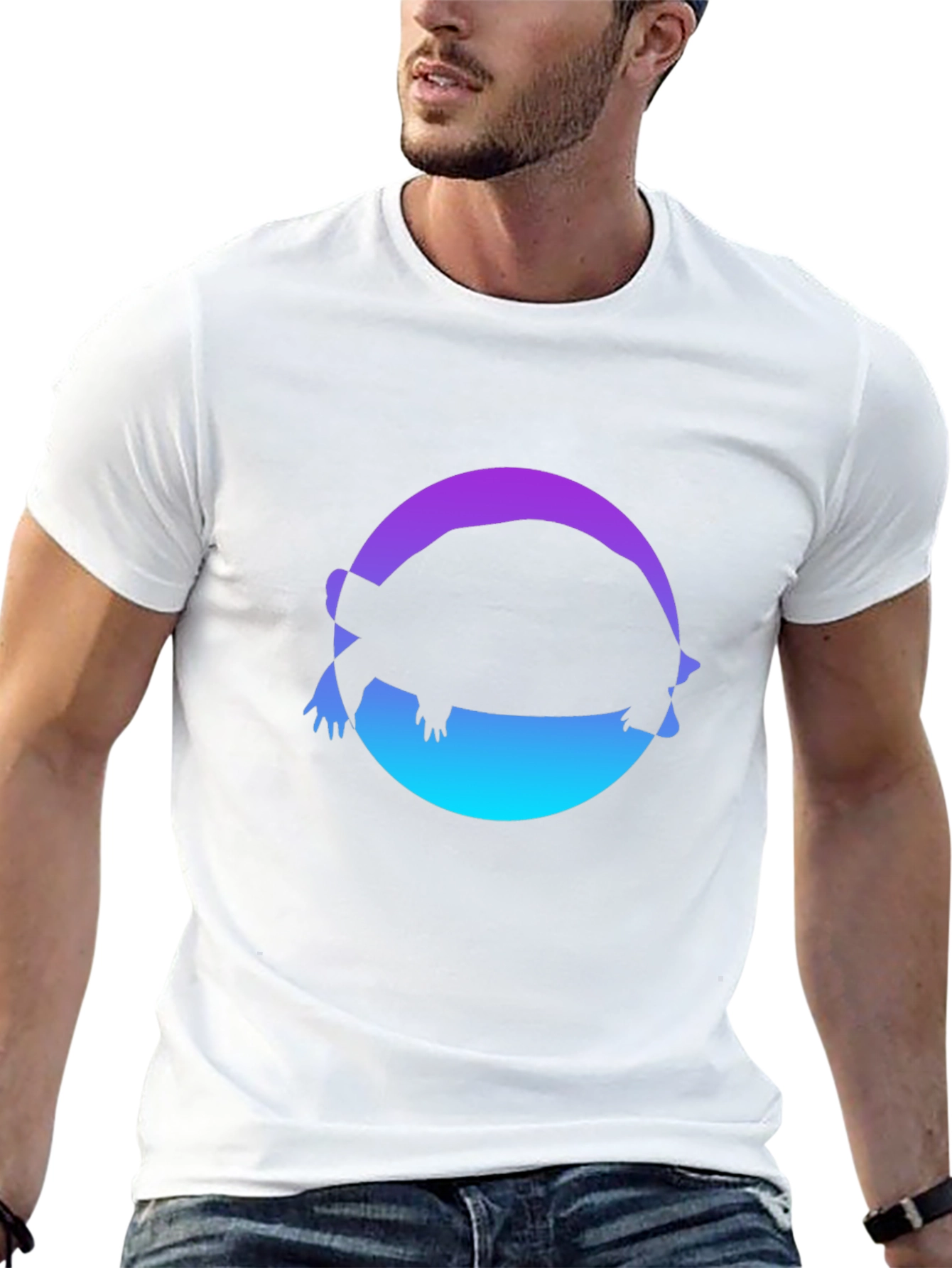 Turtle Silhouette Graphic Tee