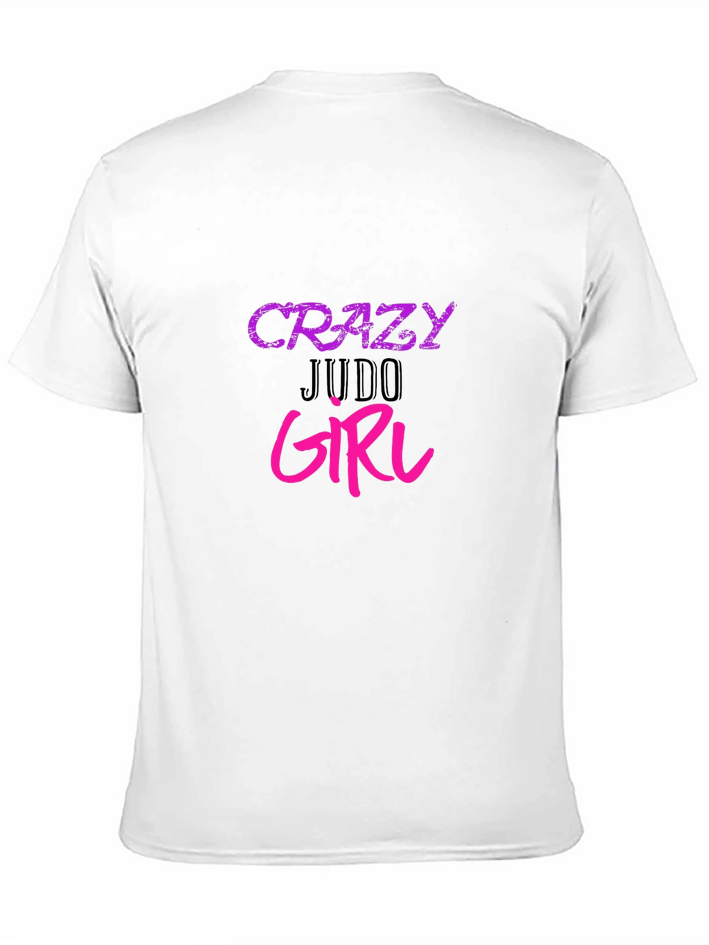 Crazy Judo Girl Graphic Tee - Black Unisex T-Shirt