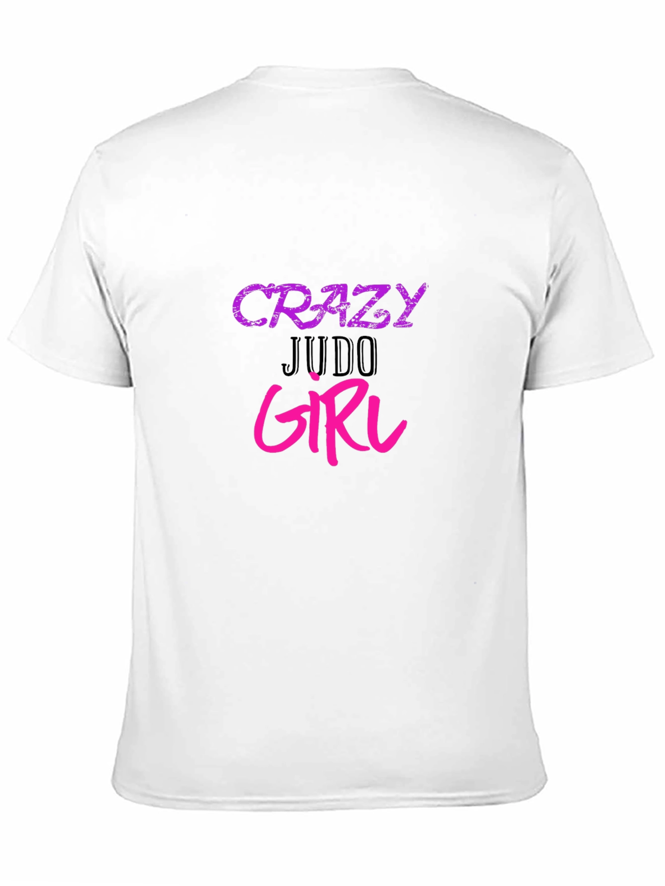 Crazy Judo Girl Graphic Tee - Black Unisex T-Shirt