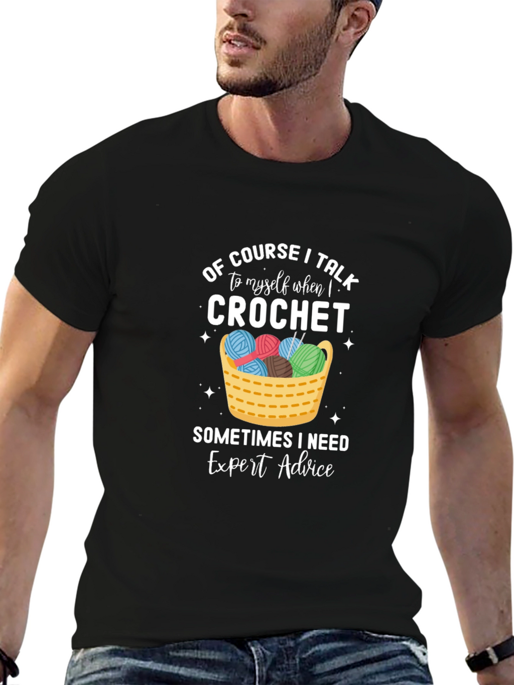 Crochet Expert Advice Graphic T-Shirt