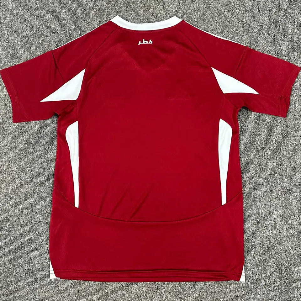 2025 Qatar Home Fans Soccer Jersey Back