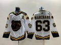 Men's Boston Bruins Brad Marchand #63 White Player Game Jerseys