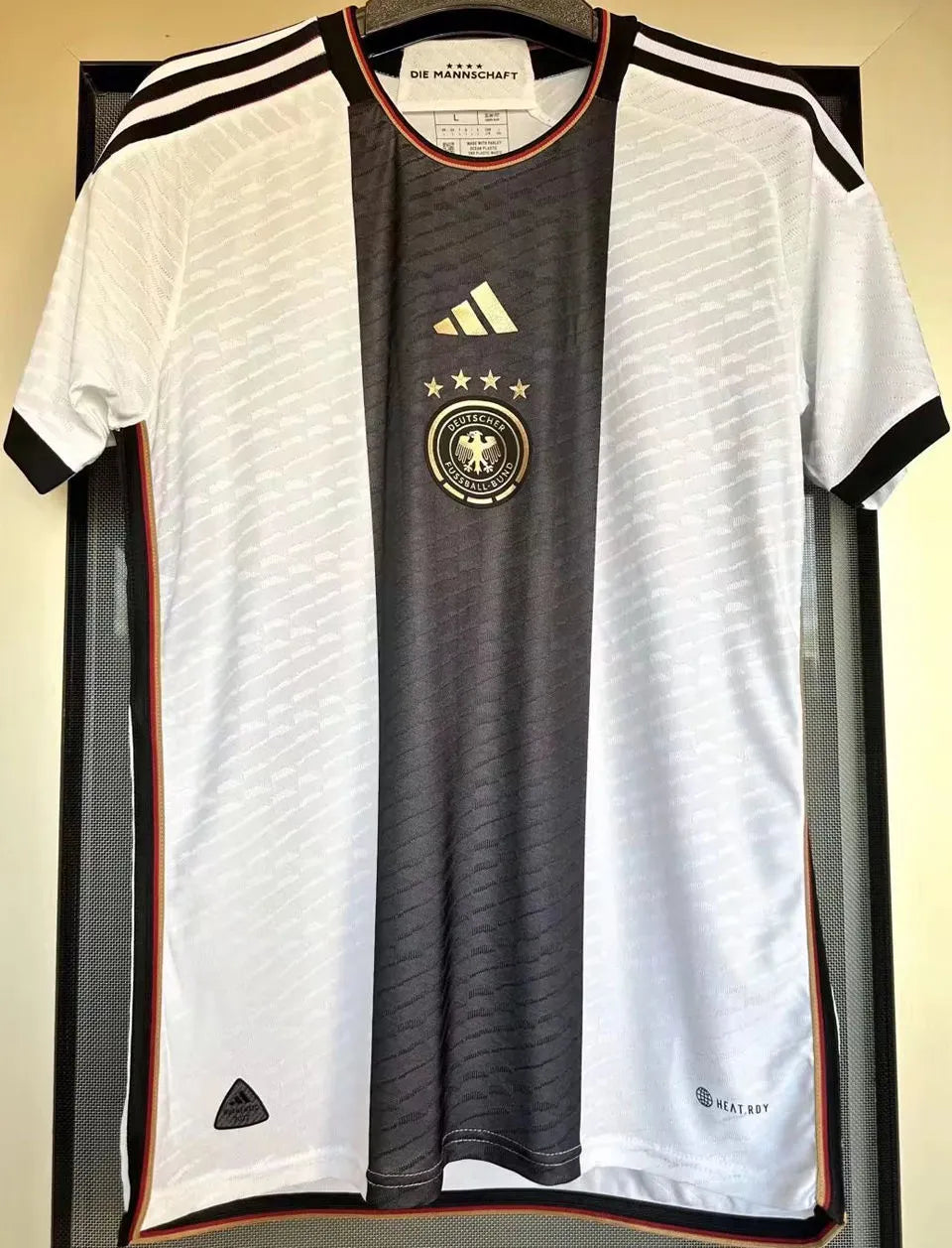 2022/23 Germany Home Player Version Soccer Jersey Detail 4