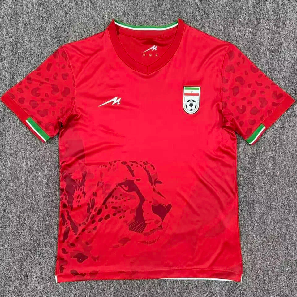 2026/27 Iran Away Red Fans Soccer Jersey Front