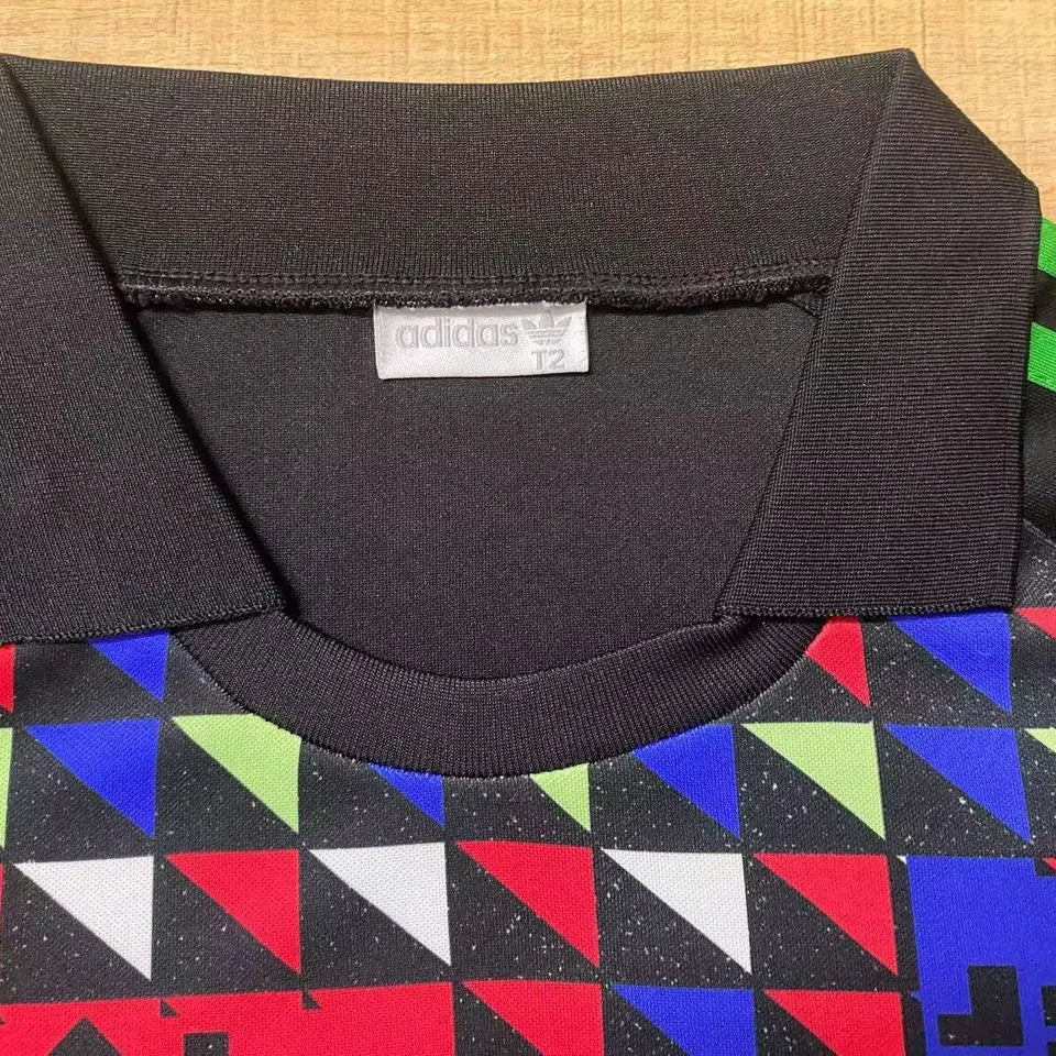 1990 Argentina GK Retro Long Sleeve Soccer Jersey Detail 1