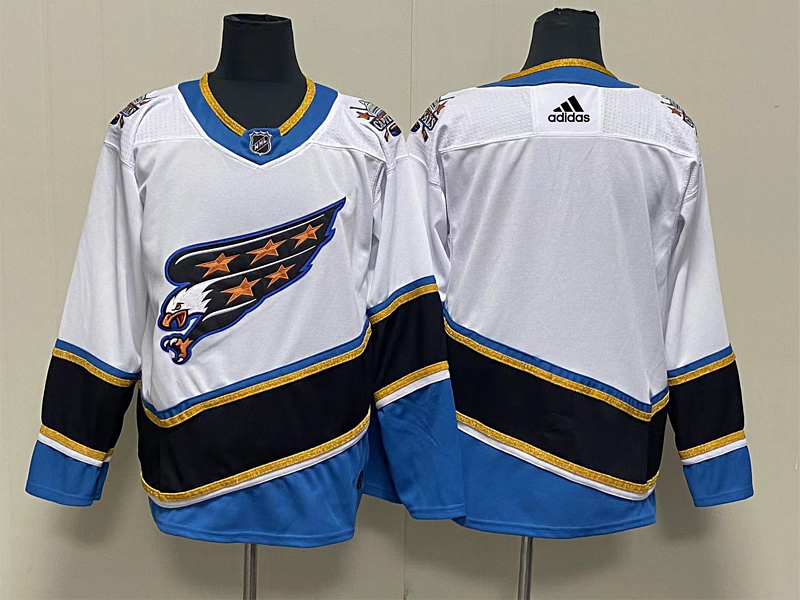 Men's Washington Capitals White Breakaway Player Game Blank Jerseys