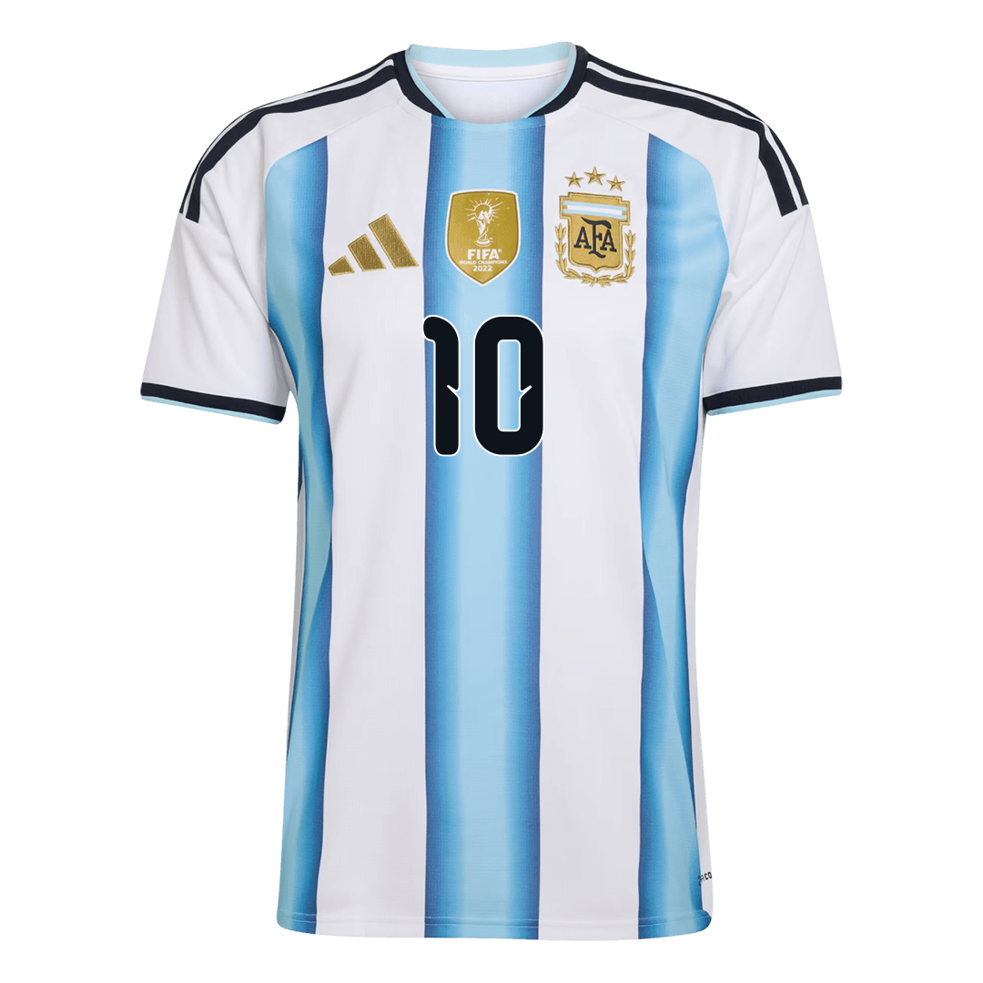 MESSI #10 Argentina Home Soccer Jersey World Cup 2026 Blue&White Back
