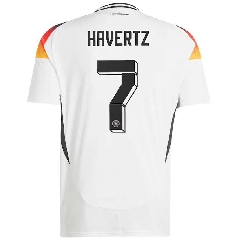HAVERTZ #7 Germany Home White Fans Soccer Jersey 2024/25 ★★ Front