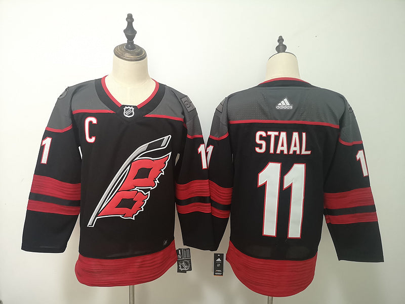 Men's Carolina Hurricanes Jordan Staal #11 Black Home Breakaway Jerseys
