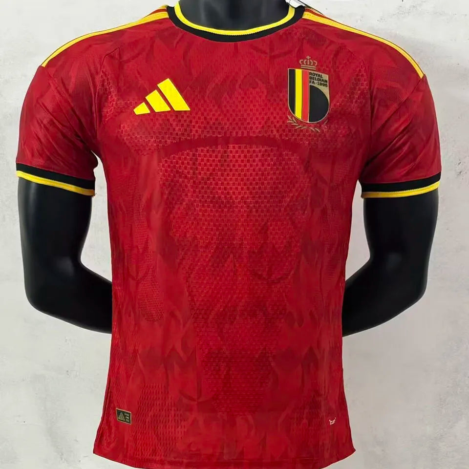 2026/27 Belgium Home Red Player Version Soccer Jersey Front