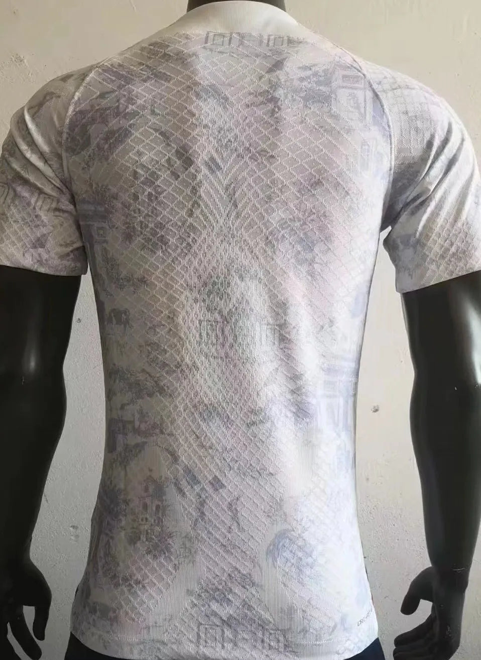 2022/23 France Away White Player Soccer Jersey Detail 2