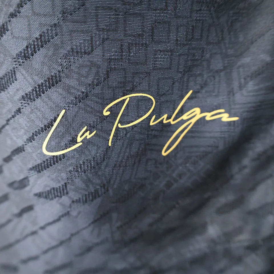 2023/24 Argentina Black Special Edition Player Version Jersey (Have No.10 带金色10号) Detail 3