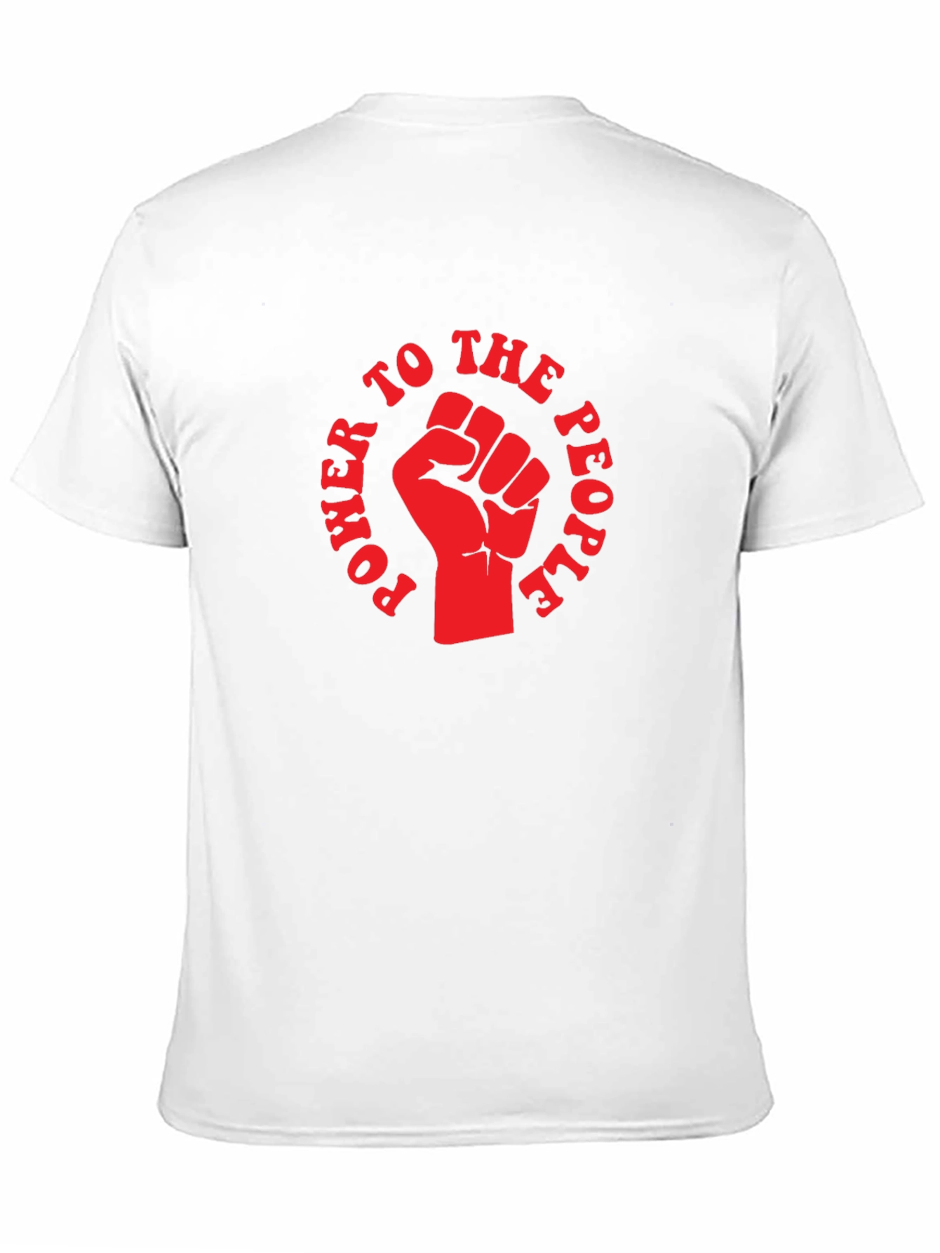 Power to the People Fist Graphic T-Shirt - Black