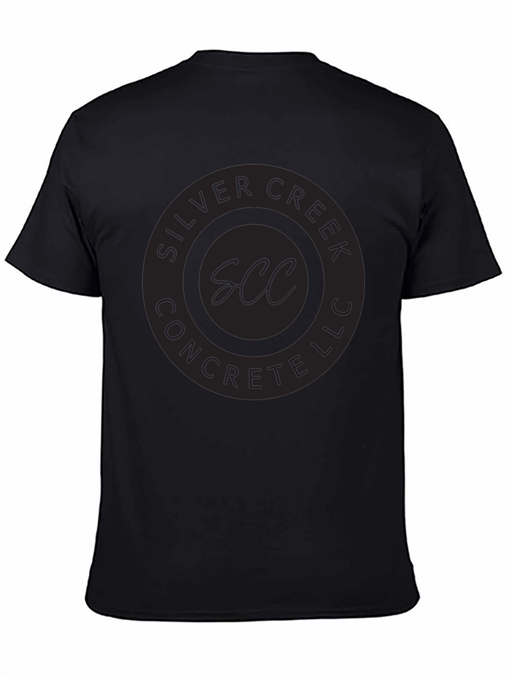 Silver Creek Concrete LLC Black Graphic T-Shirt