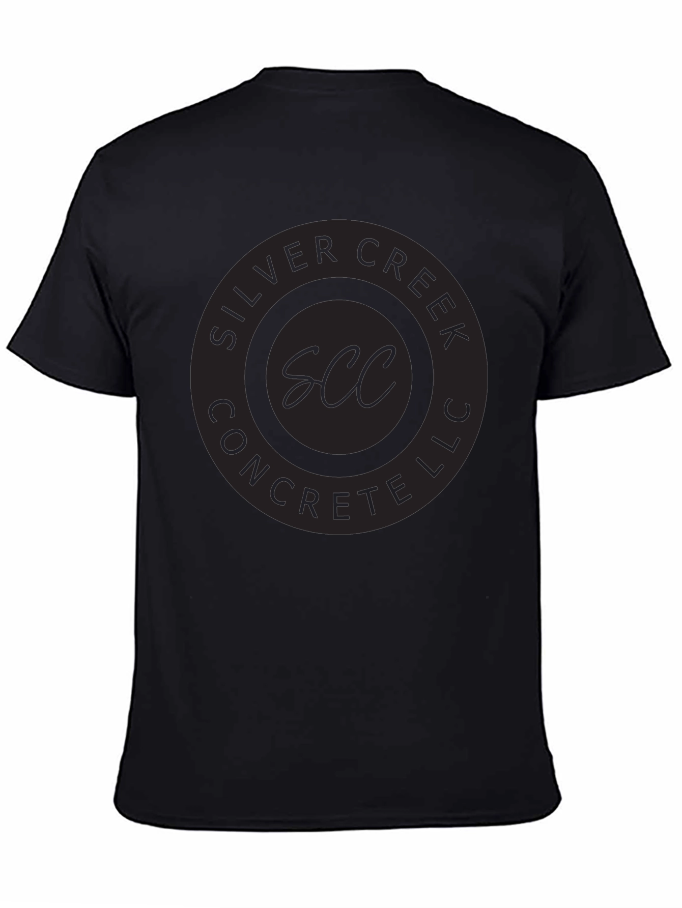 Silver Creek Concrete LLC Black Graphic T-Shirt