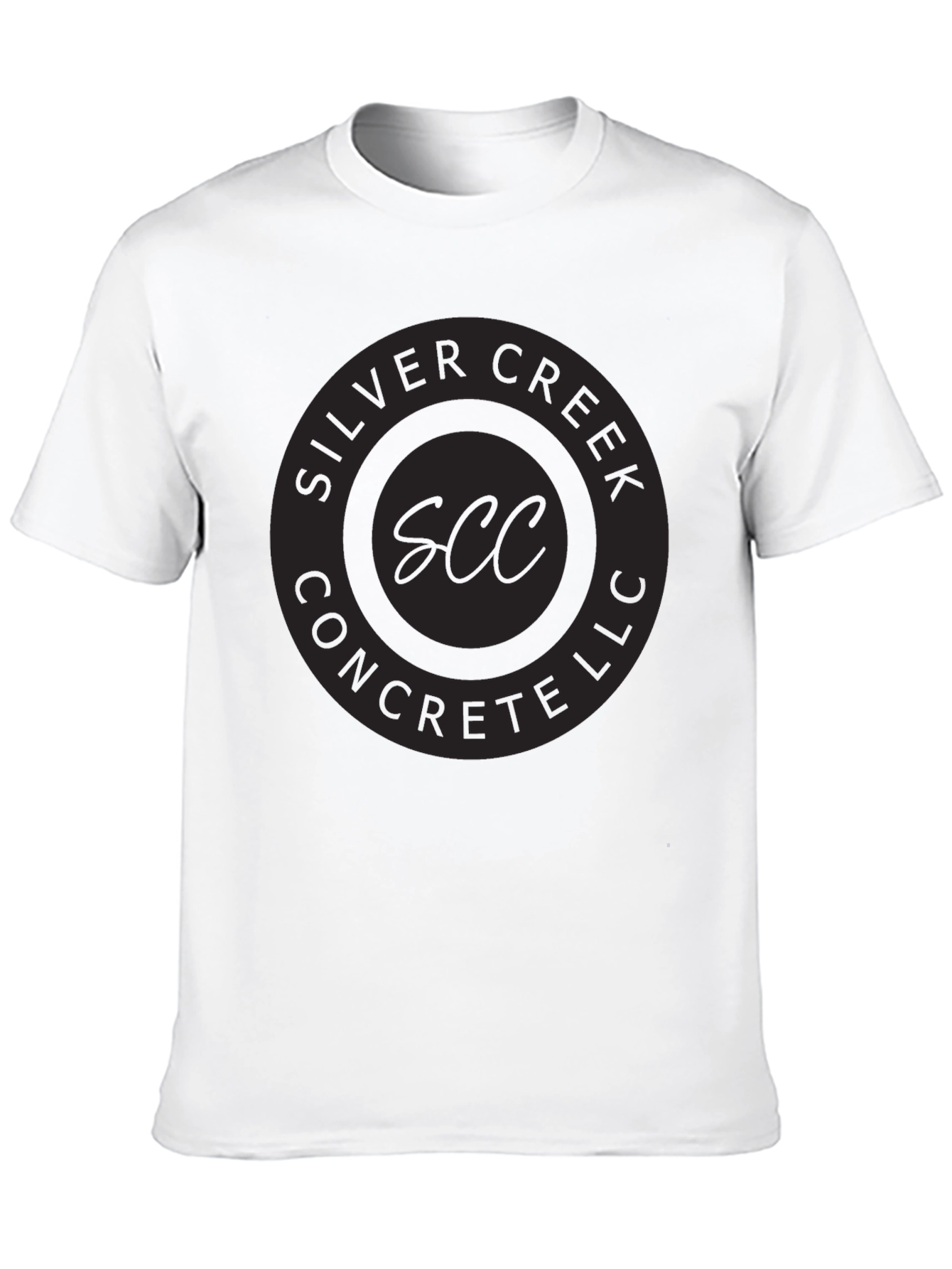 Silver Creek Concrete LLC Black Graphic T-Shirt