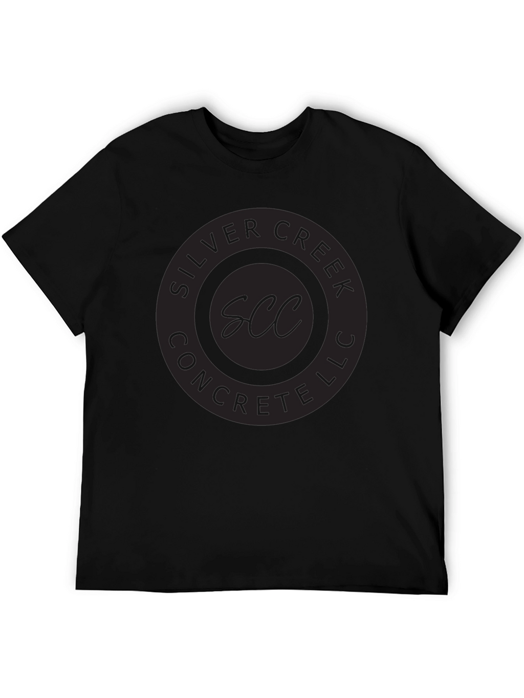 Silver Creek Concrete LLC Black Graphic T-Shirt