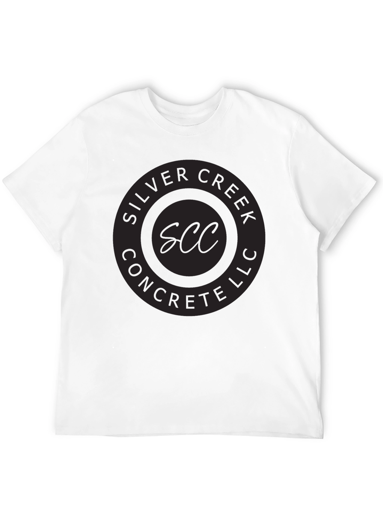 Silver Creek Concrete LLC Black Graphic T-Shirt