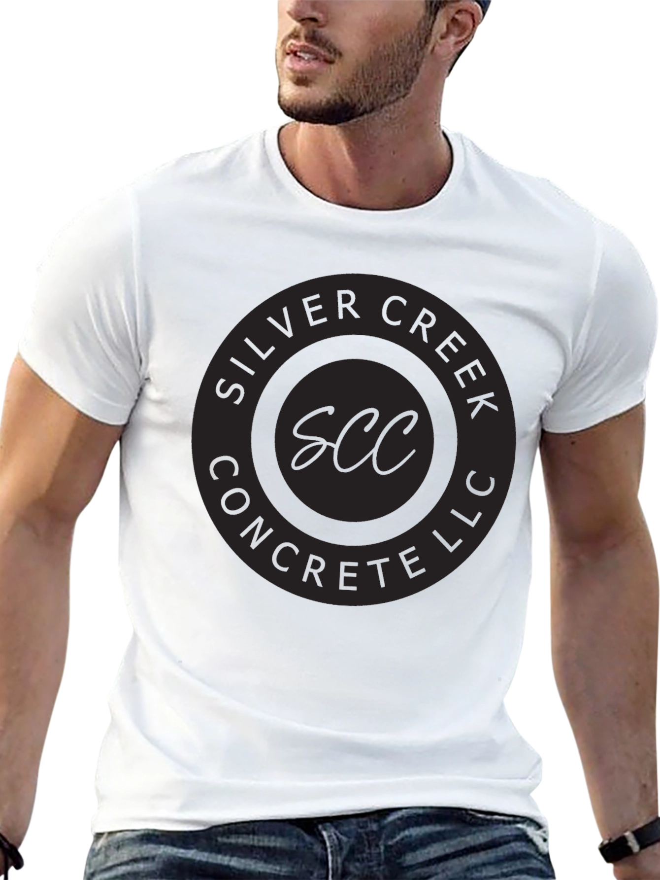 Silver Creek Concrete LLC Black Graphic T-Shirt