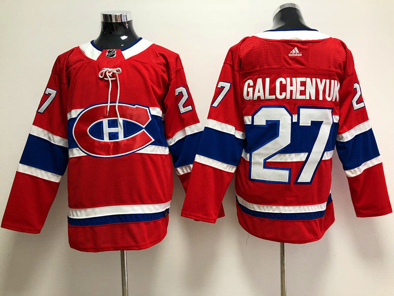 Men's Montreal Canadiens Alex Galchenyuk #27 Red Player Game Jerseys
