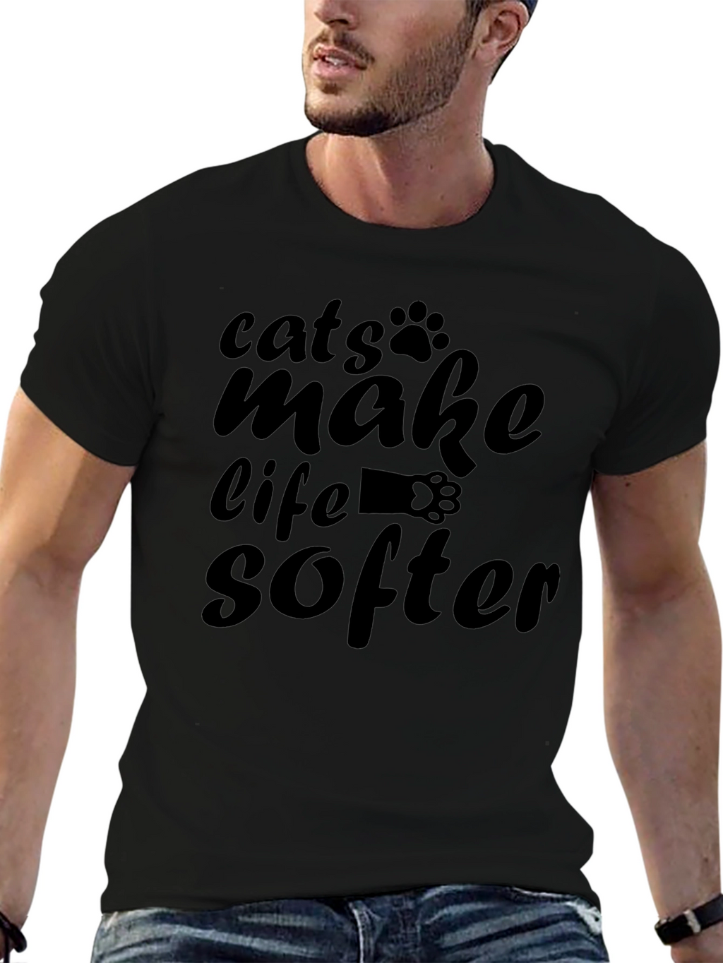 Cats Make Life Softer T-Shirt