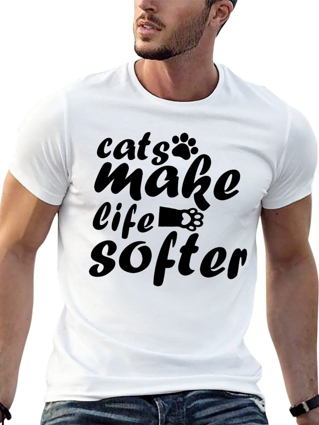 Cats Make Life Softer T-Shirt