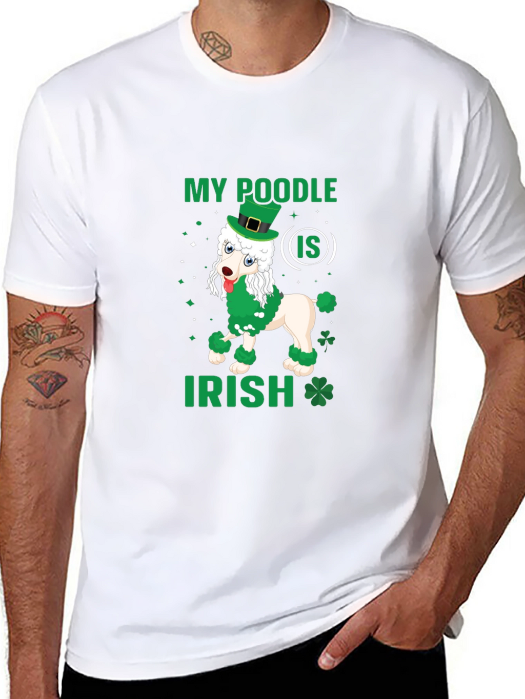 My Poodle Is Irish St. Patricks Day T-Shirt