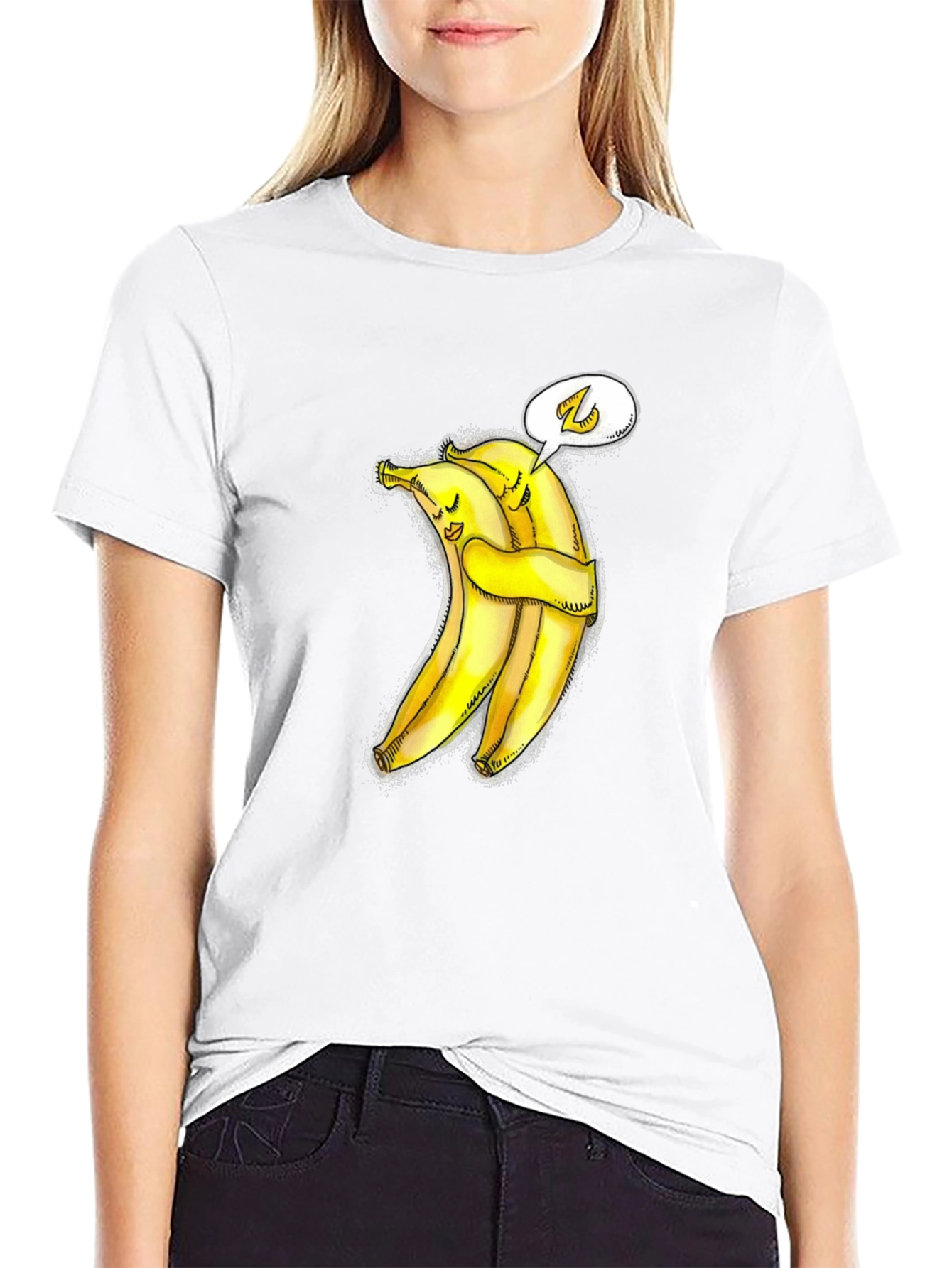 Hug-a-Bunch Banana Graphic Tee - Cute & Comfy