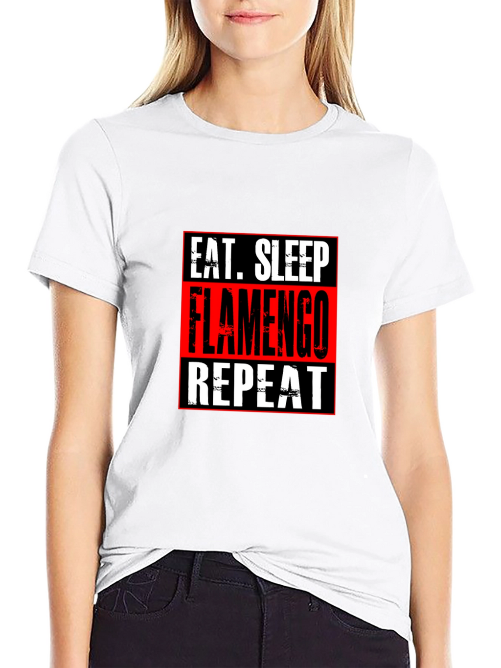 Flamengo Fan T-Shirt - Eat Sleep Repeat
