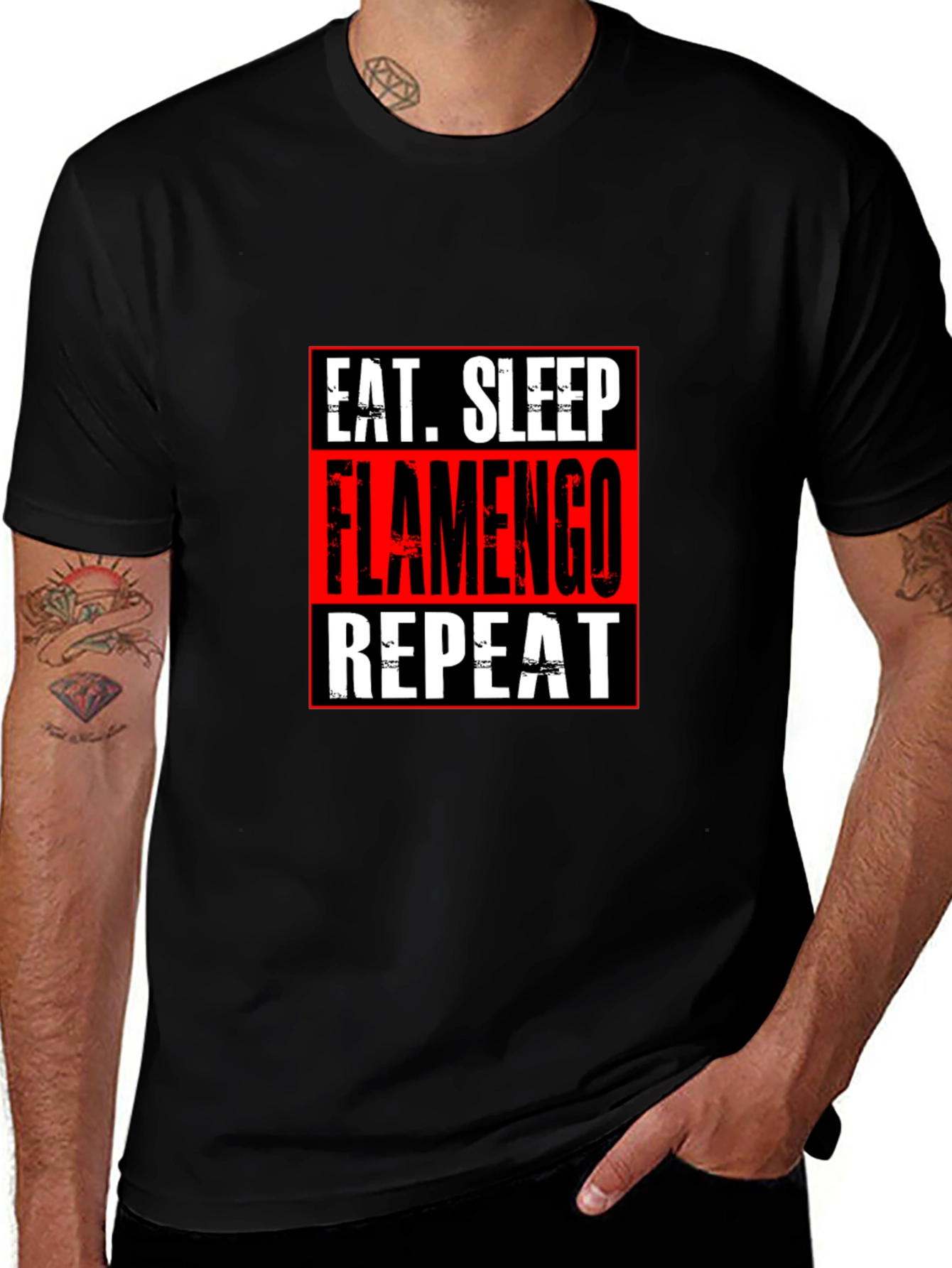 Flamengo Fan T-Shirt - Eat Sleep Repeat