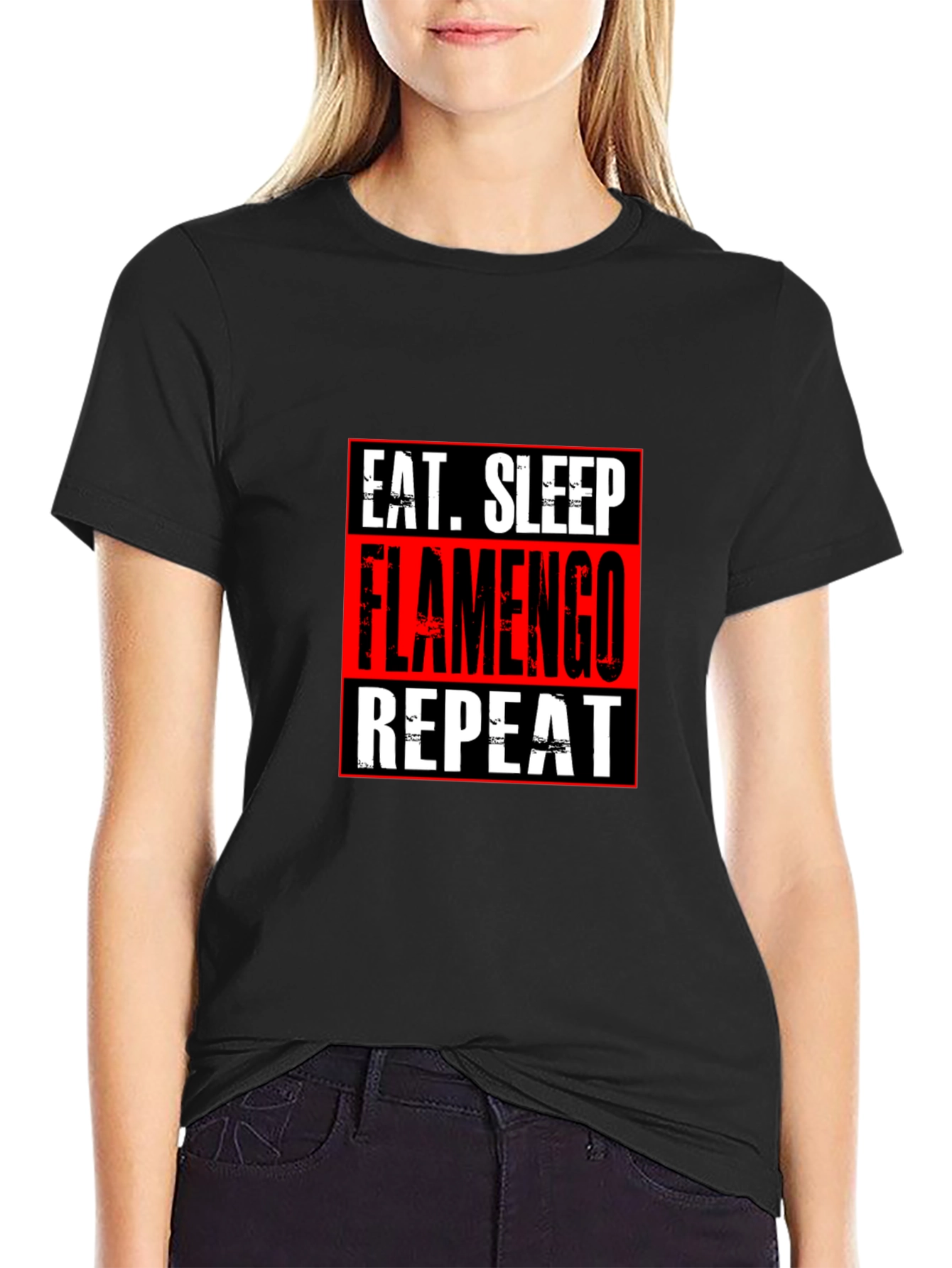 Flamengo Fan T-Shirt - Eat Sleep Repeat