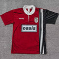 1996 AD x oasis x Bolt Makers Arms Red Retro Fans Soccer Jersey Front