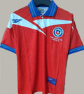 1998 Chile Home Red Retro Soccer Jersey Front