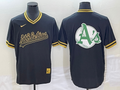 Men's Oakland Athletics Black Replica Team Jerseys
