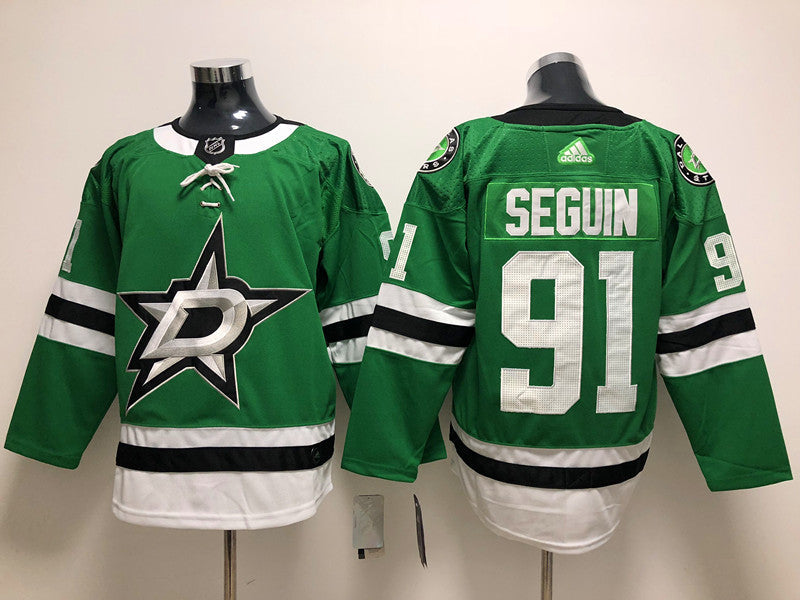 Men's Dallas Stars Tyler Seguin #91 Kelly Green Home Breakaway Player Jerseys