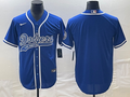 Men's Los Angeles Dodgers Royal Blank Jerseys Joint Edition