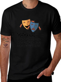 Theater Nerd Graphic Tee - Black Cotton T-Shirt